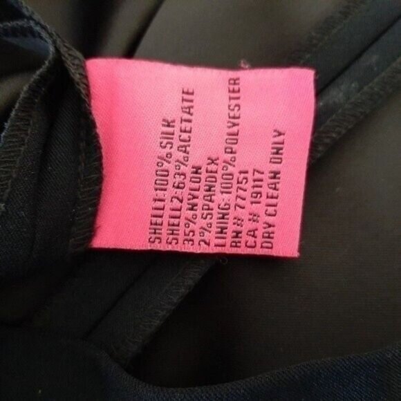 BETSEY JOHNSON / 100% Silk Strapless Cheetah Peplum Fitted Dress Sz 2 - Picture 13 of 16